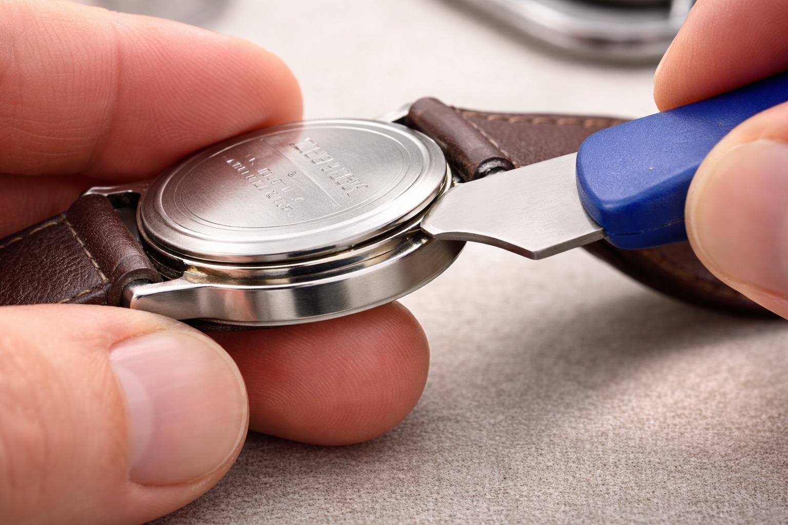 Как поменять батарейку в часах Casio