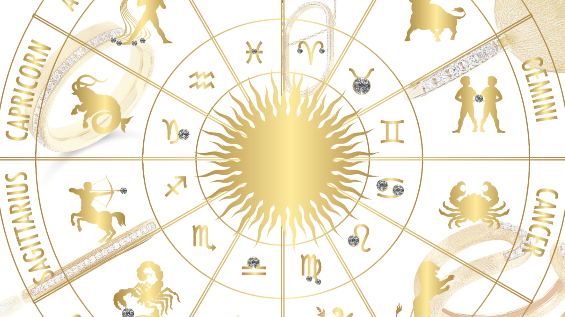 Ювелирный гороскоп - бриллианты для знаков зодиака